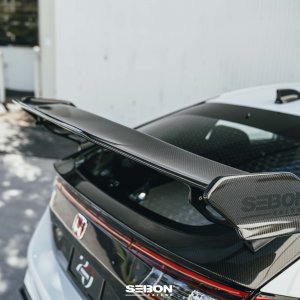 Honda Civic Rear Spoiler - Seibon - MB-Style - Carbon Fiber - `23-`24
